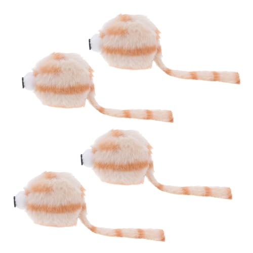 UKCOCO 4 Stück Simulierte Plüschmaus Katzenspielzeug Katzentrainingsspielzeug Spielmäuse Für Katzen Interaktives Für Katzen Katzenmaus Kätzchenbedarf Für Hauskatzen Lustiges UKCOCO 4 Stück Simulierte Plüschmaus Katzenspielzeug Katzentrainingsspielzeug Spielmäuse Für Katzen Interaktives Für Katzen Katzenmaus Kätzchenbedarf Für Hauskatzen Lustiges von UKCOCO