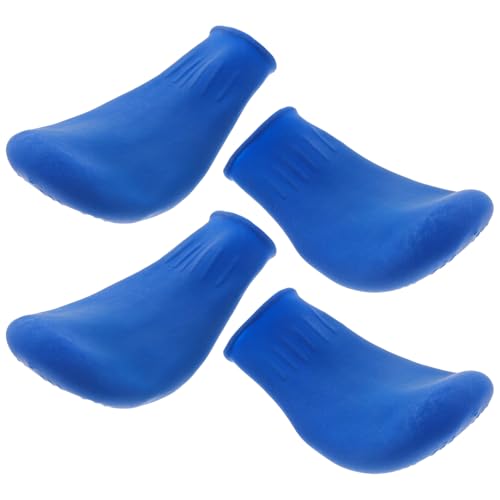 UKCOCO 4 Stück Stiefel Für Hunde Nicht wasserdichte Regenschuhe Für Haustiere Körperpflege Hundestiefel Für Mittelgroße Hunde Schuhe Für Hunde Welpe Größe wasserdichte Hundeschuhe Blue von UKCOCO