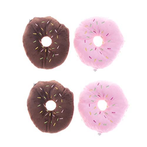 UKCOCO 4 Stücke Kauspielzeug Für Hunde Kauspielzeug Für Welpen Quietschspielzeug Für Hunde Quietschendes Hundespielzeug Welpenspielzeug Donut-hundespielzeug Hundespielzeugbehälter Plüsch UKCOCO 4 Stücke Kauspielzeug Für Hunde Kauspielzeug Für Welpen Quietschspielzeug Für Hunde Quietschendes Hundespielzeug Welpenspielzeug Donut-hundespielzeug Hundespielzeugbehälter Plüsch von UKCOCO
