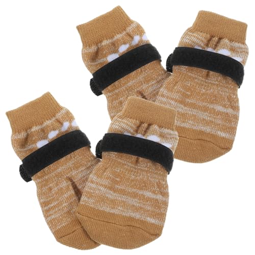 UKCOCO 4Stücke Atmungsaktive Haustiersocken Mit Antirutschsohle Hundesocken Für Optimalen Pfotenschutz Für Kleine Und Mittlere Gradient von UKCOCO