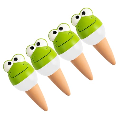 UKCOCO 4Stücke Automatisches Bewässerungsgerät Selbstbewässerungssystem Froschform für Pflanzen im Innen und Außenbereich für Urlaubsbewässerung von UKCOCO