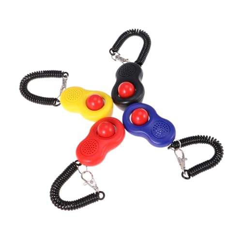 UKCOCO 4Stücke Haustier Hundetraining Clicker Set Mit Handgelenkband Und Elastischem Ring Professionelles Design Für Effektives Hundetraining Für Katzen Und Pet Training UKCOCO 4Stücke Haustier Hundetraining Clicker Set Mit Handgelenkband Und Elastischem Ring Professionelles Design Für Effektives Hundetraining Für Katzen Und Pet Training von UKCOCO