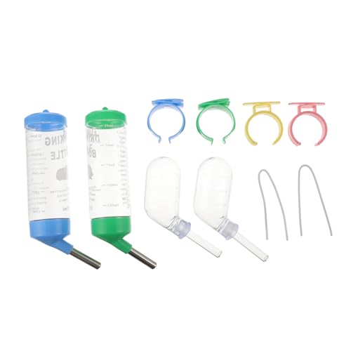 UKCOCO 4stücke Kleintier-wasserflasche Auslaufsichere Trinkflasche Für Hamster Meerschweinchen Chinchillas Und Andere Tiere Und Transparente Bequeme Nutzung Hygiene Für Ihr Haustier UKCOCO 4stücke Kleintier-wasserflasche Auslaufsichere Trinkflasche Für Hamster Meerschweinchen Chinchillas Und Andere Tiere Und Transparente Bequeme Nutzung Hygiene Für Ihr Haustier von UKCOCO