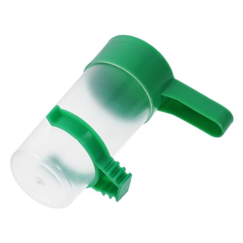 UKCOCO 5 Stück Automatischer Trinkbrunnen Käfig Wasserspender Vogel Trinkzubehör Nymphensittich Wasserzufuhr Tauben Zubehör Papageien Wasserspender Vogel Zubehör Abs Grün von UKCOCO