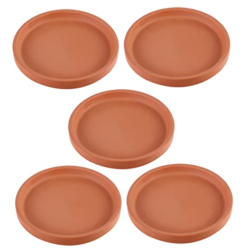 UKCOCO 5 Stück Blumentopfmatte eingetopft große Terrakotta-Untertasse aus Ton mit Pflanzentopf Untersetzer Pflanzentopf Abtropfschale Rundes Blumentopf-Tablett Tablett für Pflanzentöpfe UKCOCO 5 Stück Blumentopfmatte eingetopft große Terrakotta-Untertasse aus Ton mit Pflanzentopf Untersetzer Pflanzentopf Abtropfschale Rundes Blumentopf-Tablett Tablett für Pflanzentöpfe von UKCOCO
