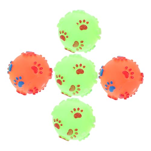 UKCOCO 5 Stück Haustier Dog Activity Dog Toy hundegeschenke Dog Accessories hundenapf Set Interaktive Hundespielzeug Welpe Haustier Ballspielzeug für Hunde von UKCOCO