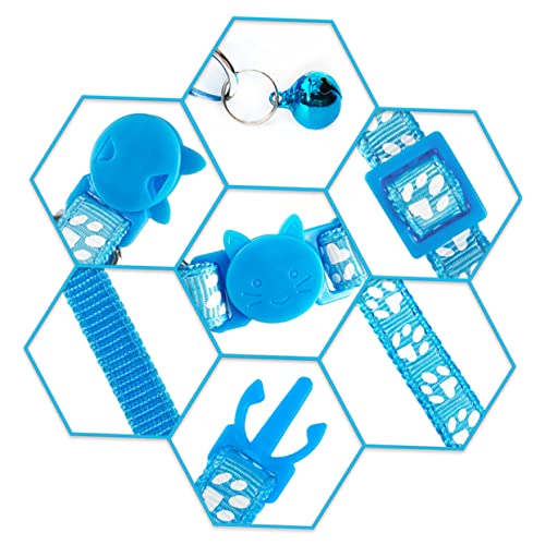 UKCOCO 5 Stück Haustier Glockenhalsband Kawaii Katzenhalsband Katzenhalsbänder Für Katzen Und Kätzchen Zubehör Katzenhalsband Schmuckschnalle Kätzchenhalsband Haustierhalsbänder von UKCOCO