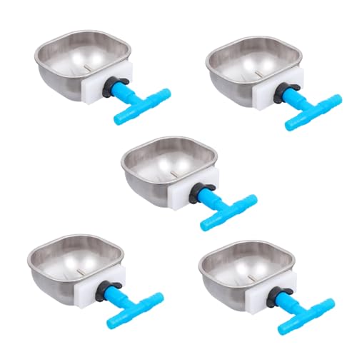 UKCOCO 5stücke Teiliges Tränke Für Haustiere Automatische Wasserversorgung Für Kaninchen Hühner Und Kleintiere Einfach Zu Reinigen Und Zu Installieren Für Tägliche Fütterung von UKCOCO