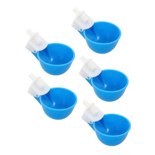 UKCOCO 5 Stück Tränkebecken für Geflügel Weidehähnchenbecher austauschbare Wasserbecher Fisch geflügel tränke Chicken Feeder Wasserspender für den Haushalt Hühnerwasserbecher sehen Blue UKCOCO 5 Stück Tränkebecken für Geflügel Weidehähnchenbecher austauschbare Wasserbecher Fisch geflügel tränke Chicken Feeder Wasserspender für den Haushalt Hühnerwasserbecher sehen Blue von UKCOCO