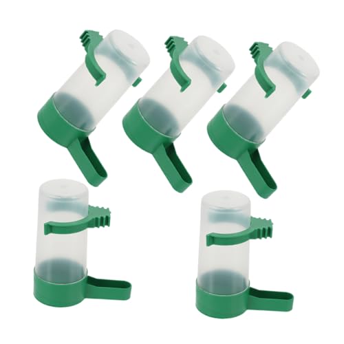 UKCOCO 5Stücke Automatischer Vogeltrinkspender Wiederverwendbare Plastik Wasseradapter Für Papageien Für Vogelpflege Zubehör Für Käfig UKCOCO 5Stücke Automatischer Vogeltrinkspender Wiederverwendbare Plastik Wasseradapter Für Papageien Für Vogelpflege Zubehör Für Käfig von UKCOCO