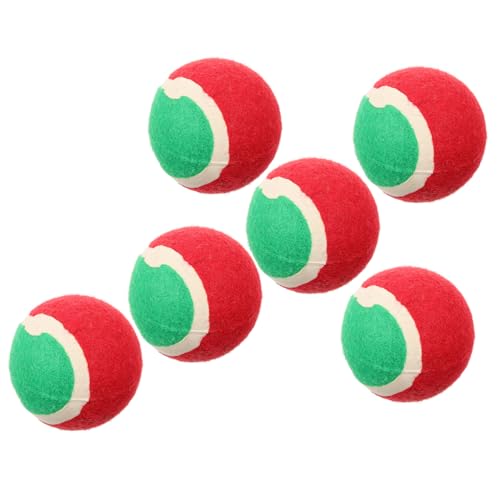 UKCOCO 6 Stück Kleine Tennisbälle aus Robustem Gummi für Welpen und Hunde Beißfestes Kauspielzeug für Indoor und Outdoor Training Langlebig und Sicher für Spielerische Beschäftigung UKCOCO 6 Stück Kleine Tennisbälle aus Robustem Gummi für Welpen und Hunde Beißfestes Kauspielzeug für Indoor und Outdoor Training Langlebig und Sicher für Spielerische Beschäftigung von UKCOCO