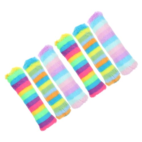 UKCOCO 6stücke Interaktives Katzenspielzeug Mit Katzenminze Gefülltes Kissenspielzeug Für Katzen Bissbeständiges Kauen-Spielzeug Für Hauskatzen von UKCOCO