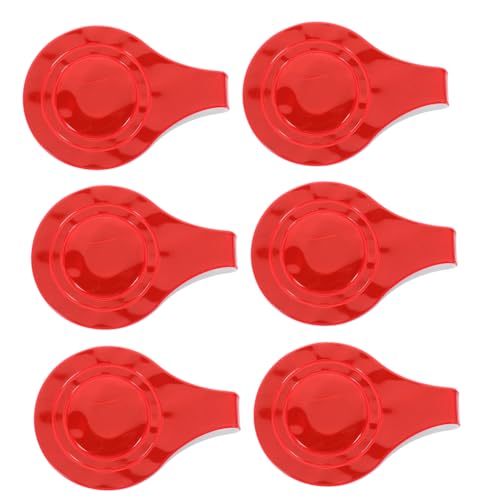 UKCOCO 6stücke Reflektor Clip Magnetisch Für Kleidung Rucksack Warnreflektor Kompaktes Outdoor-zubehör Tragbarer Reflektorclip Für Schultaschen Und Hundegeschirre von UKCOCO
