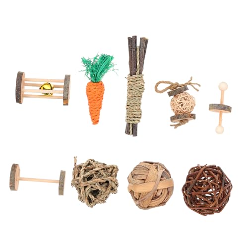 UKCOCO 9stücke Teiliges Hamster-kauspielzeug Aus Zahnrad-Spielzeug Für Kleintiere Zubehör Für Kaninchen Und Vögel Fördert Das Kauen Zahngesundheit UKCOCO 9stücke Teiliges Hamster-kauspielzeug Aus Zahnrad-Spielzeug Für Kleintiere Zubehör Für Kaninchen Und Vögel Fördert Das Kauen Zahngesundheit von UKCOCO