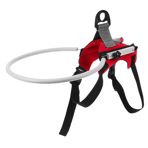 UKCOCO Antikollisionsring für Hunderollo Blindes Hundehalsband Zubehör für Blinde Hunde Stoßstange für Blinde Hunde Hundegeschirr für Rucksack Hund Scheuklappen Polyester rot von UKCOCO