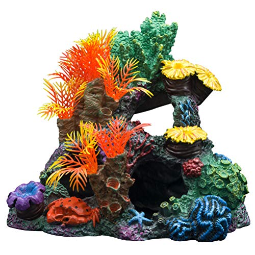 UKCOCO Aquarium Dekoration 1pc Aquarium Landschaft Korallen Ornament Aquarium Dekor von UKCOCO