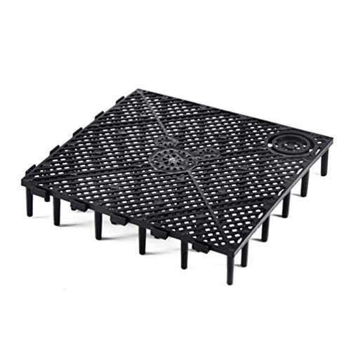 UKCOCO 10St Filterplatte für Aquarien dekorative Tabletts Netz Fischbehälter Bodenfilter PVC Bodenfilterplatte Schwammfilter Flachbettzubehör PVC-Filterplatte untere Filterplatte Aquarium von UKCOCO