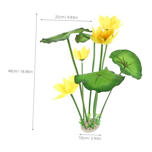 UKCOCO Aquarium Künstliche Lotus Realistische Kunststoffpflanzen Aquariumpflanzen Plastikfischtank Dekorative Pflanzen Aquarium Plastikpflanzen UKCOCO Aquarium Künstliche Lotus Realistische Kunststoffpflanzen Aquariumpflanzen Plastikfischtank Dekorative Pflanzen Aquarium Plastikpflanzen von UKCOCO