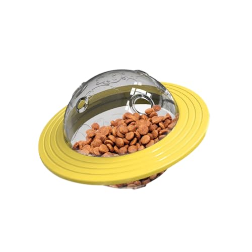 UKCOCO Auslaufendes Für Tiernahrung Futterspender Für Haustiere Essen Auslaufendes Trainingsspielzeug Füttern Yellow UKCOCO Auslaufendes Für Tiernahrung Futterspender Für Haustiere Essen Auslaufendes Trainingsspielzeug Füttern Yellow von UKCOCO