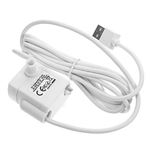 UKCOCO Austauschbare Trinkbrunnenpumpe Für Haustiere Dc Pumpe Mit LED Beleuchtung Pumpe Für Katzenbrunnen Leise Und Effizient Haustierzubehör Für Optimalen UKCOCO Austauschbare Trinkbrunnenpumpe Für Haustiere Dc Pumpe Mit LED Beleuchtung Pumpe Für Katzenbrunnen Leise Und Effizient Haustierzubehör Für Optimalen von UKCOCO