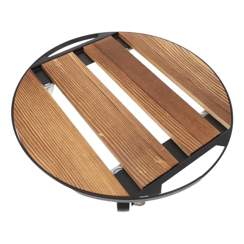UKCOCO Basis für Blumentöpfe Pflanzenwagen mit Rädern Pflanzen Blumentopfer Rollständer Pflanzenständer Topfpflanzenbeweger Holz Coffee UKCOCO Basis für Blumentöpfe Pflanzenwagen mit Rädern Pflanzen Blumentopfer Rollständer Pflanzenständer Topfpflanzenbeweger Holz Coffee von UKCOCO