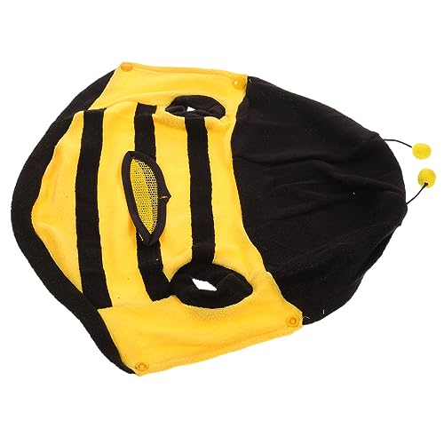 UKCOCO Biene Cosplay Kleidung Welpen Haustier Kleid Outfits Kostüm Hund Cosplay Anzug Party Niedlich Halloween Doggy Für Hunde Thema Hundekleidung Ausgefallener Tag Hund Biene Hunde von UKCOCO