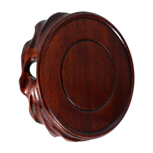 UKCOCO Blumentopf-Aquarium Teekannen-Ausstellungsständer Dekorationsornamente für Aquarien runder Teekannenständer Vasenständer Skulpturenständer Holz Brown UKCOCO Blumentopf-Aquarium Teekannen-Ausstellungsständer Dekorationsornamente für Aquarien runder Teekannenständer Vasenständer Skulpturenständer Holz Brown von UKCOCO