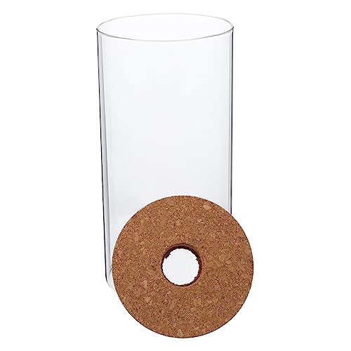 UKCOCO Borosilikatglas ökologischer Flasche Luftpflanzenterrarium Anlage Landschaftsbehälter Mikro-Landschaftspflanzerflasche Landschaft Flasche Transparent von UKCOCO