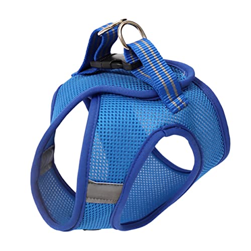 UKCOCO Brustgurt für Brustgurt für Haustiere einstellbar Geschirre Gehen Weste pet Supplies cat Leash katzenhalsbänder - Katzengeschirr Haustierkabelbaum Blue von UKCOCO
