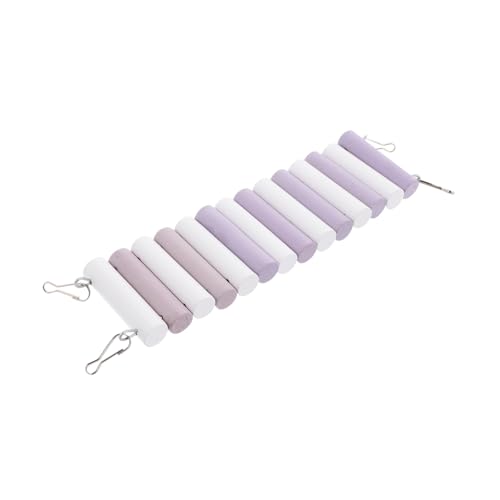 UKCOCO Chinchilla Suspension Bridge Hamster-Hängebrücke Hamsterspielzeug hölzern Violet UKCOCO Chinchilla Suspension Bridge Hamster-Hängebrücke Hamsterspielzeug hölzern Violet von UKCOCO