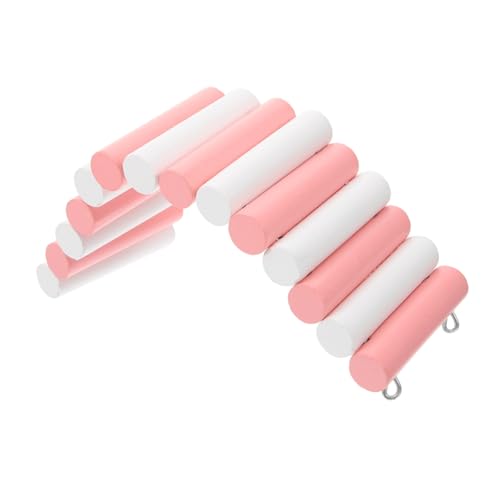 UKCOCO Chinchilla Suspension Bridge Kletterleiter Für Ratten Rattenspielzeug -kletterspielzeug Sprungplattformspielzeug Für Haustiere Hölzern Rosa UKCOCO Chinchilla Suspension Bridge Kletterleiter Für Ratten Rattenspielzeug -kletterspielzeug Sprungplattformspielzeug Für Haustiere Hölzern Rosa von UKCOCO