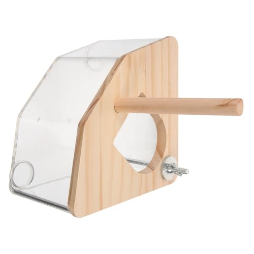 UKCOCO Durchsichtige Nistbox Für Sittiche Vogelzuchtbox Aus Parakeet Brutkasten Vogelspielzeug Für Sittiche Wärmeschutz von UKCOCO