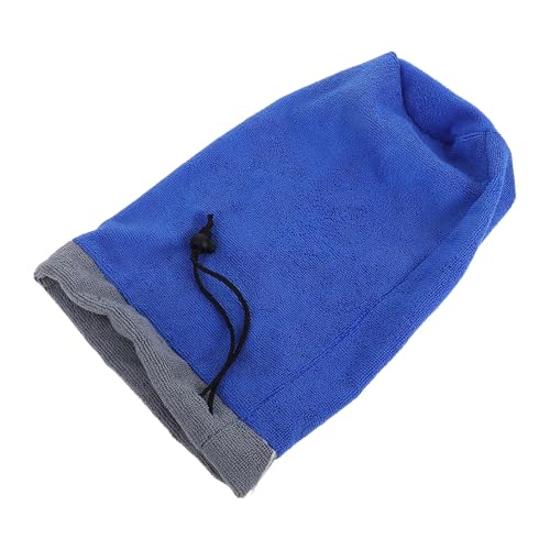 UKCOCO Eichhörnchenbadetuch Haustier Duschtuch Verstellbarer Haustier-Bademantel Meerschweinchen-Handtuch Trockentuch Für Haustiere Frettchen-badetuchtasche Hamster Badetuch Blue Plüsch von UKCOCO