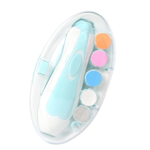 UKCOCO Led Nageltrimmer Für Haustiere Elektrischer Pfoten-nagelschneider Mit Geräuschdämpfung Ergonomischem Design Material Für Katzen Und Hunde Sky-blau Batterie von UKCOCO