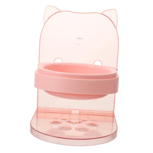 UKCOCO Erhöhter Katzennapf Mit Futter Und Wassernapf Ergonomische Futterstation Für Katzen Und Kleine rutschfeste Unterlage Für Welpen Empfindlichem Magen von UKCOCO