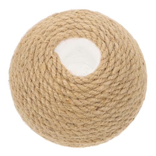 UKCOCO Ersatzball für Katzenklettergerüst Katzenspielzeugball Kratzer drinnen für Haustiere Interaktives Kätzchenspielzeug Boden Kätzchen Bälle Plüsch Sisal Hellbraun UKCOCO Ersatzball für Katzenklettergerüst Katzenspielzeugball Kratzer drinnen für Haustiere Interaktives Kätzchenspielzeug Boden Kätzchen Bälle Plüsch Sisal Hellbraun von UKCOCO