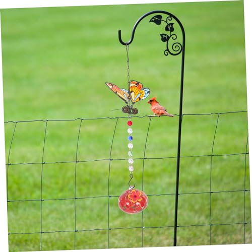 UKCOCO Feeder Hanging Decoration Hängend Futterspender Für Vogelhäuschen Im Freien Vogelfuttermittel (Garten) -futterstation Für Den Außenbereich Vogelfutterstation Bunt Eisen von UKCOCO