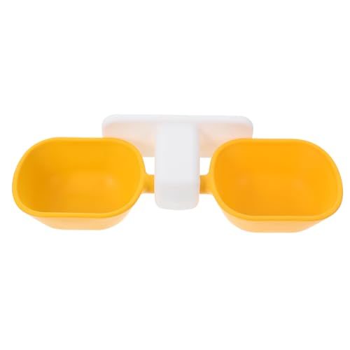 UKCOCO Fressnapf Zum Aufhängen An Der Wand Erhöhte Hundenäpfe Klein Schüssel Futterspender Hundenapf Modern Sicher Container Mit Im Freien Doppelt Groß Für Plastik Yellow UKCOCO Fressnapf Zum Aufhängen An Der Wand Erhöhte Hundenäpfe Klein Schüssel Futterspender Hundenapf Modern Sicher Container Mit Im Freien Doppelt Groß Für Plastik Yellow von UKCOCO