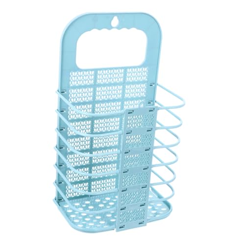 UKCOCO Futterkorb Für Papageien Futterautomat Für Hamster Haustier Chinchilla -Feeder Feeder-Rack Futternäpfe Für Vogelkäfige Spenderbehälter Außen Vogelfütterer Pole Heu Sky-Blue Plastik von UKCOCO