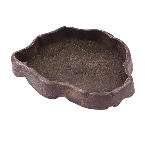 UKCOCO Futternapf Für Haustiere Futter Und Wassernapf Für Reptilien Wassernapf Für Reptilien Futterspender Für Schildkröten Kleiner Napf Für Reptilien Wassertablett Für von UKCOCO