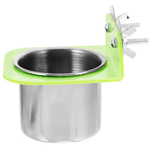 UKCOCO Vogel-futterstation Aus Metall Abnehmbarer Futternapf Für Vögel Praktische Futter Und Wasserlösung Für Käfige Für Papageien Und Andere Haustiervögel von UKCOCO
