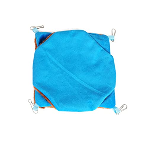 UKCOCO Hängematte Mit Eichhörnchen Katze Hängematte Rennmaus Bettwäsche Vlies Kaninchen Haustier Hamstersand Versteckbett Für Kleintiere Hamsterkäfig Hamsterfutter Wurf Blue UKCOCO Hängematte Mit Eichhörnchen Katze Hängematte Rennmaus Bettwäsche Vlies Kaninchen Haustier Hamstersand Versteckbett Für Kleintiere Hamsterkäfig Hamsterfutter Wurf Blue von UKCOCO
