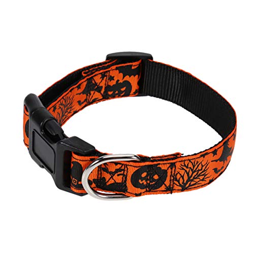 UKCOCO Abnehmbares Hundehalsband Halloween-haustierhalsband Katze Bownot-Halsband Halloween-Halsband Für Hunde Hundehalsbänder Für Halloween Großes Hundehalsband Mädchen Geist Einstellbar von UKCOCO