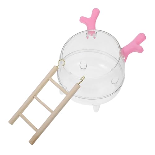 UKCOCO Hamster Badezimmer Toilette Sandbad Becken Sandbadhalter Wurf Container Sachen klein Schüssel sauber Badetablett für Hamster Wanne Lebewesen Badezimmer Versteck Wasser das Haustier von UKCOCO