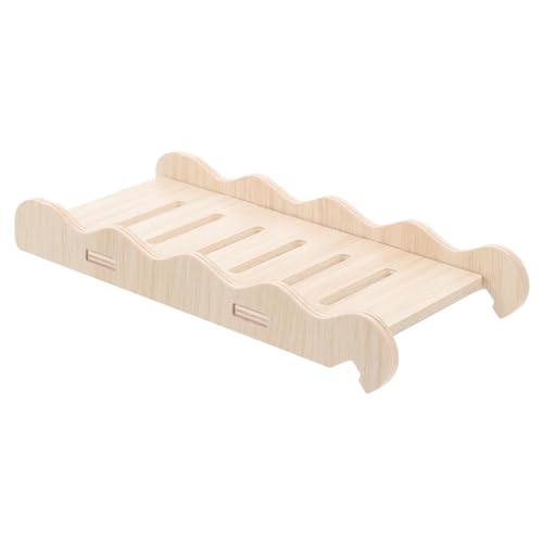 UKCOCO Holzleiter-Spielzeug Für Hamster Befestigt An Einer Käfigleiter Spielzeug Für Meerschweinchen Kletterspielzeug von UKCOCO
