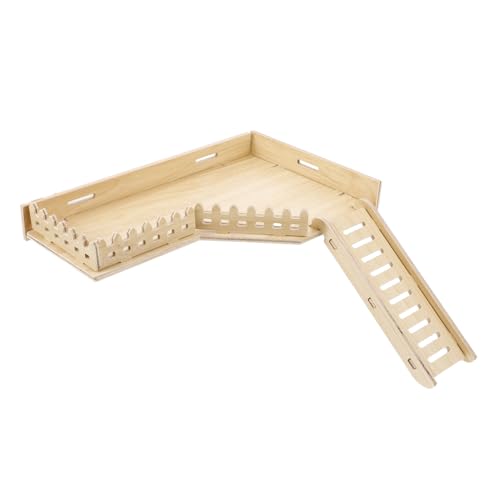 UKCOCO Hamster Kletterplattform Mit Hochwertige Holzplattform Für Hamsterkäfige Für Kleine Haustiere Fördert Die Aktivität Design UKCOCO Hamster Kletterplattform Mit Hochwertige Holzplattform Für Hamsterkäfige Für Kleine Haustiere Fördert Die Aktivität Design von UKCOCO