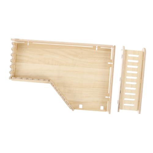 UKCOCO Hamsterleiterplattform Holz Spielplattform für Kleintiere für Hamster Rennmäuse Ratten und Meerschweinchen Leiter Verschleißfest und Vielseitig Einsetzbar UKCOCO Hamsterleiterplattform Holz Spielplattform für Kleintiere für Hamster Rennmäuse Ratten und Meerschweinchen Leiter Verschleißfest und Vielseitig Einsetzbar von UKCOCO