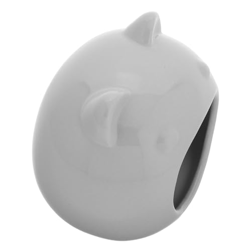 UKCOCO Hamster Porzellannest Keramik Hamsterversteck Hamsterversteck Keramik Hamsterhaus Kleintierversteck Hamsterhütte Hamsterkäfig Verstecke Hamsterbedarf Keramik Grau UKCOCO Hamster Porzellannest Keramik Hamsterversteck Hamsterversteck Keramik Hamsterhaus Kleintierversteck Hamsterhütte Hamsterkäfig Verstecke Hamsterbedarf Keramik Grau von UKCOCO