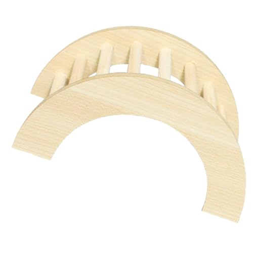 UKCOCO Hamster Holzbrücke Spielzeug Für Kleine Haustiere Multifunktionale Kletterplattform Für Hamster Und Nager Und Für Spiel Und Im Käfig von UKCOCO