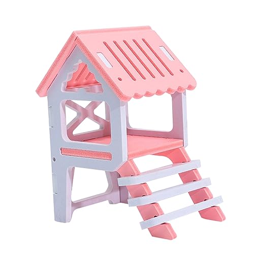 UKCOCO Holz Hamsterhaus Schlafhaus Spielhaus Für Kleine Haustiere Mit Versteckfunktion Und Spielplatz Für Hamster Mäuse Und Zwerghamster UKCOCO Holz Hamsterhaus Schlafhaus Spielhaus Für Kleine Haustiere Mit Versteckfunktion Und Spielplatz Für Hamster Mäuse Und Zwerghamster von UKCOCO